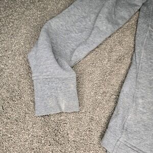 Lululemon Press Pause Sweatshirt Women's 4 Heathered Gray Stretch Athleisure